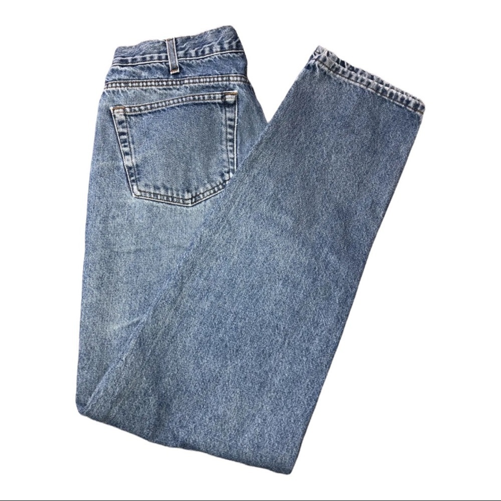 Vintage GAP Easy Fit Blue Denim High Waist Jeans 100% Cotton W36 L36 (33x34)